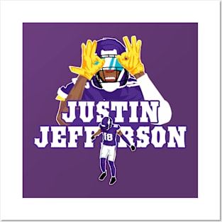 justin jefferson Posters and Art